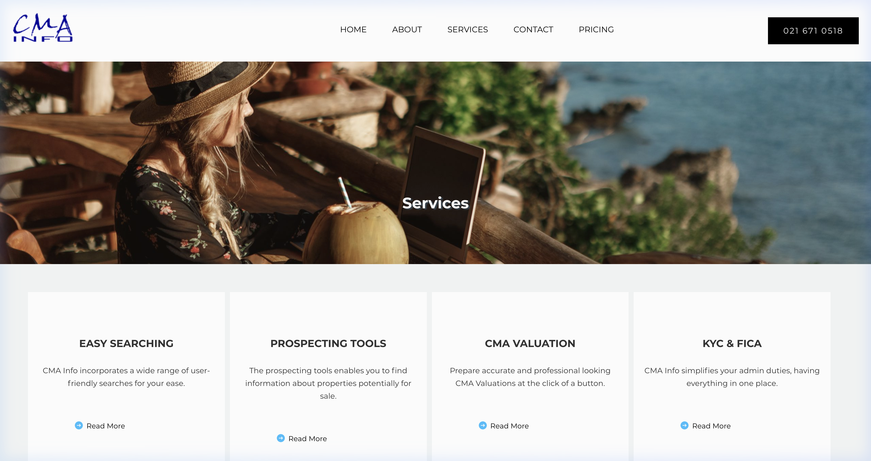 CMA Info SA services